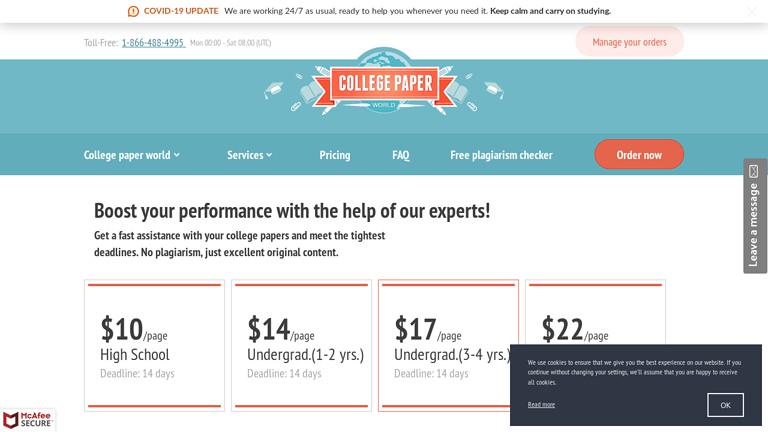 CollegePaperWorld.com