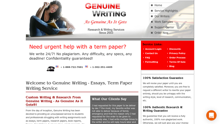 GenuineWriting.com