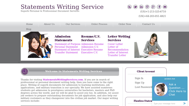 StatementsWritingServices.com